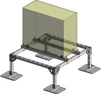 MT Prefabrikovaná střešní konstrukce Prefabrikovaná střešní konstrukce pro upevňování střešních jednotek