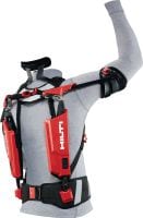Ramenní exoskelet EXO-S Ramenní exoskelet, který pomáhá zmírnit únavu ramen a krku při práci nad úrovní ramenních kloubů, pro obvod bicepsu do 40 cm